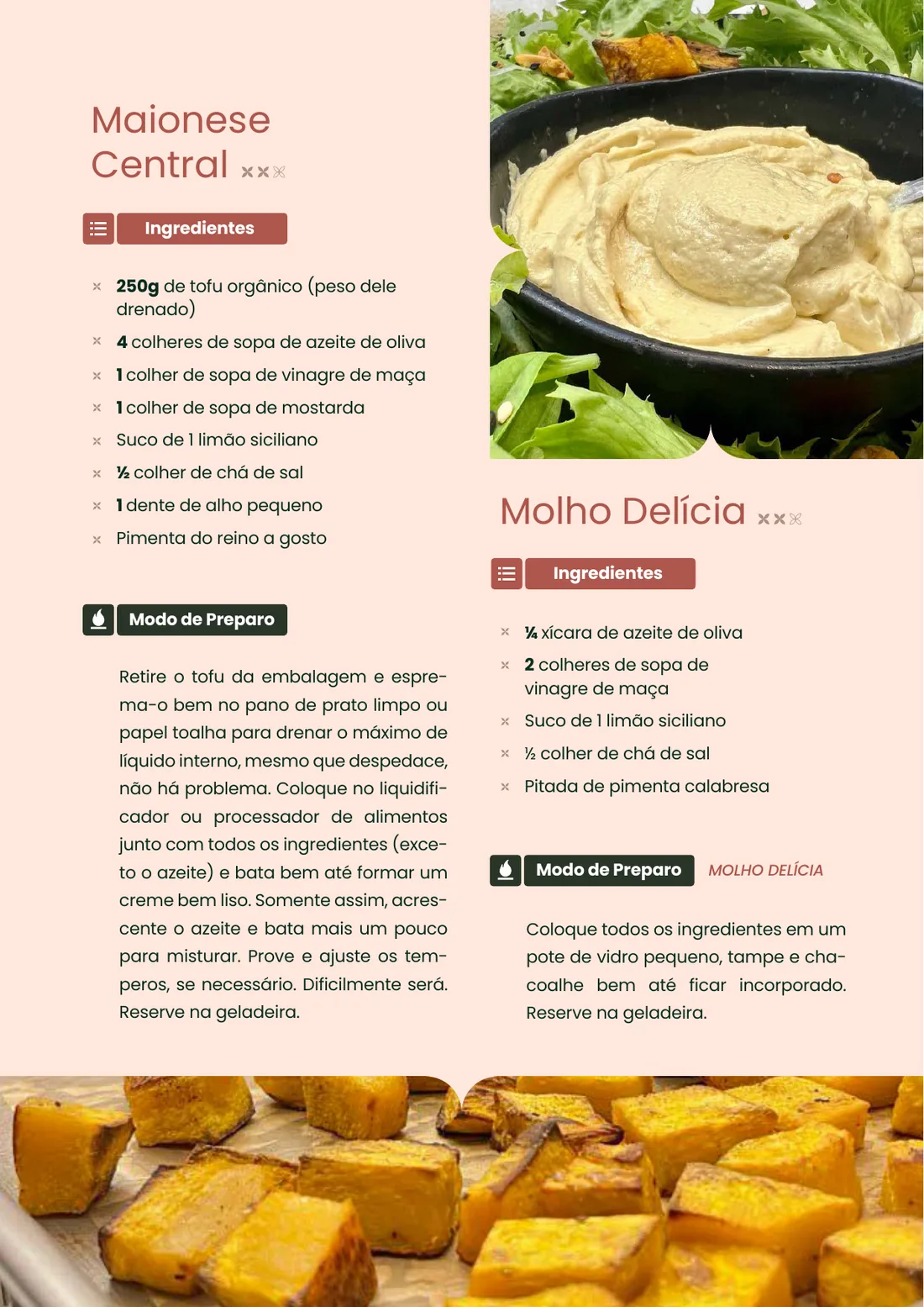 Página da Super Salada, na seção de acompanhamentos