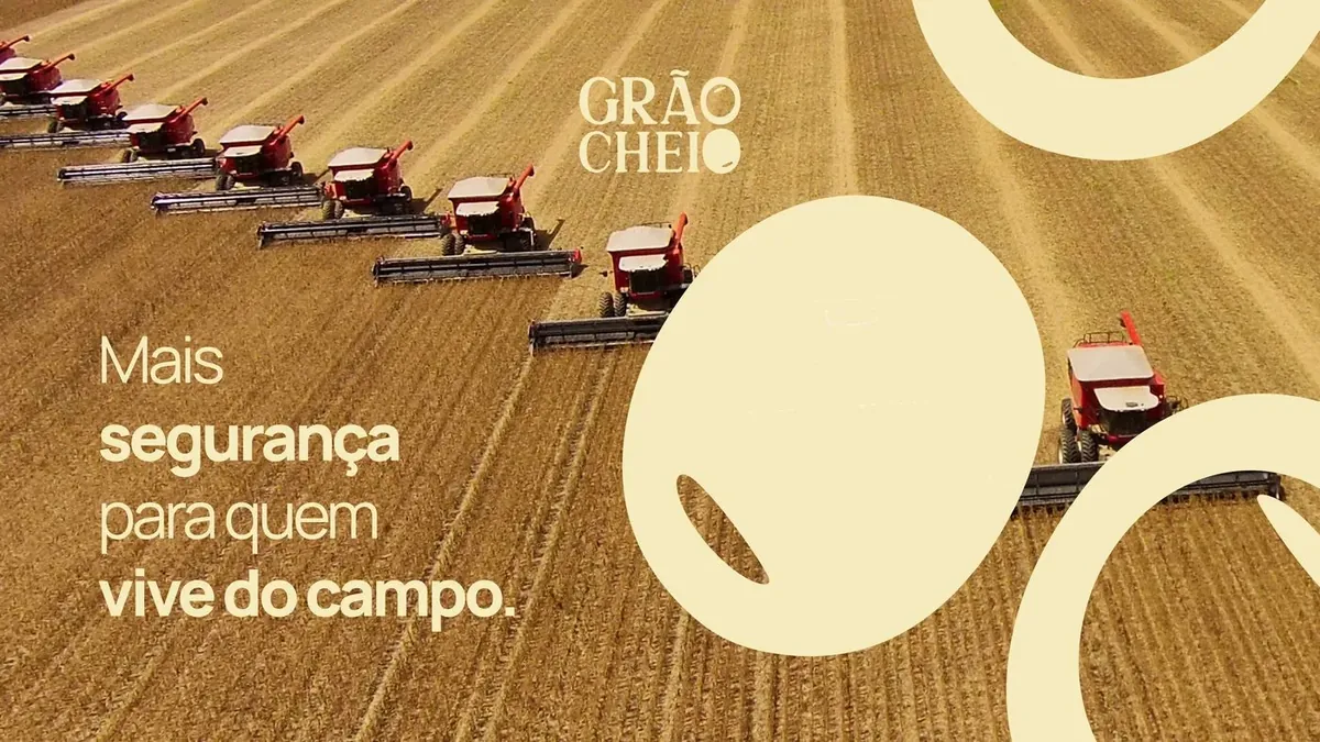 Grão Cheio: aplicação aérea da marca